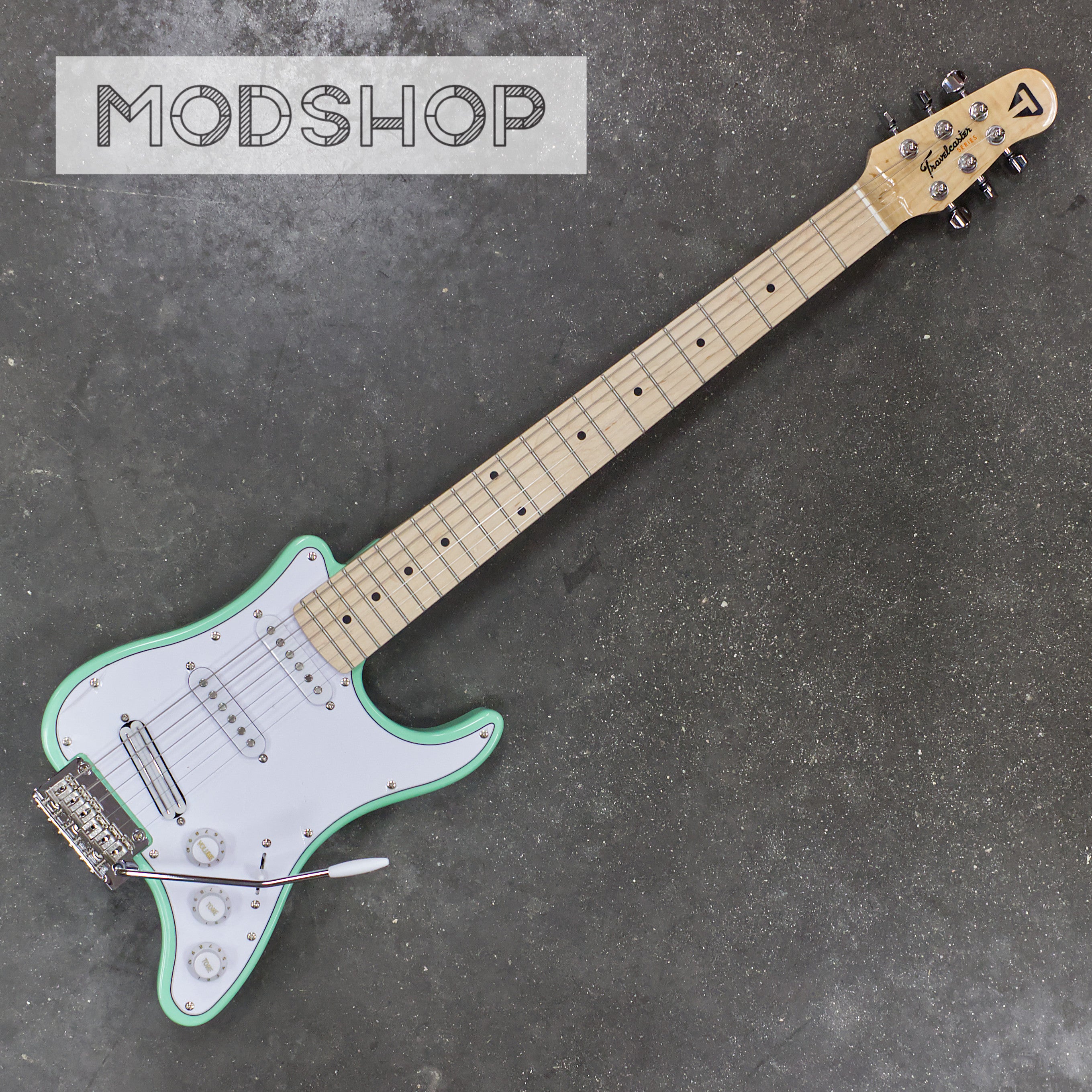 トラベラーギター Travelcaster Deluxe Surf Green Traveler Guitar Travelcaster Deluxe - Surf Green | Sweetwater