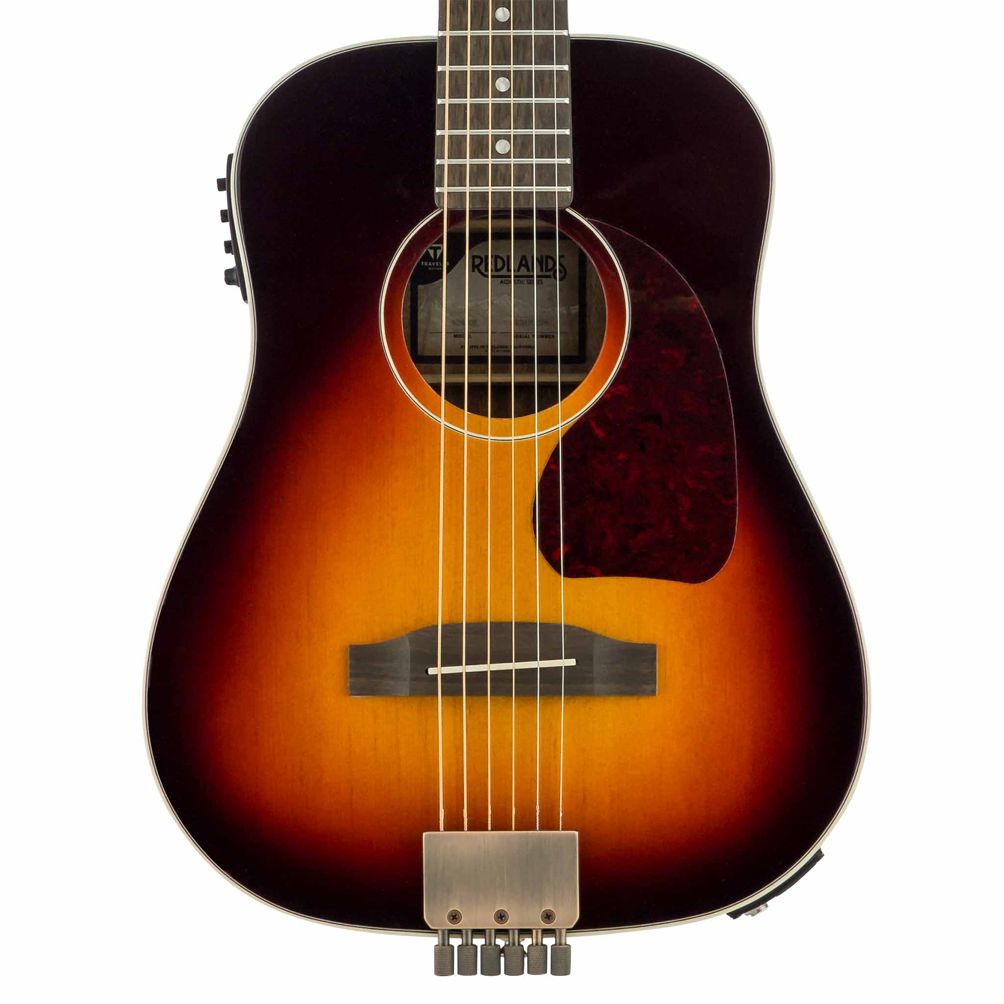 Traveler Guitar Redlands Dreadnought Acoustic-Electric Guitar (Sunburst)