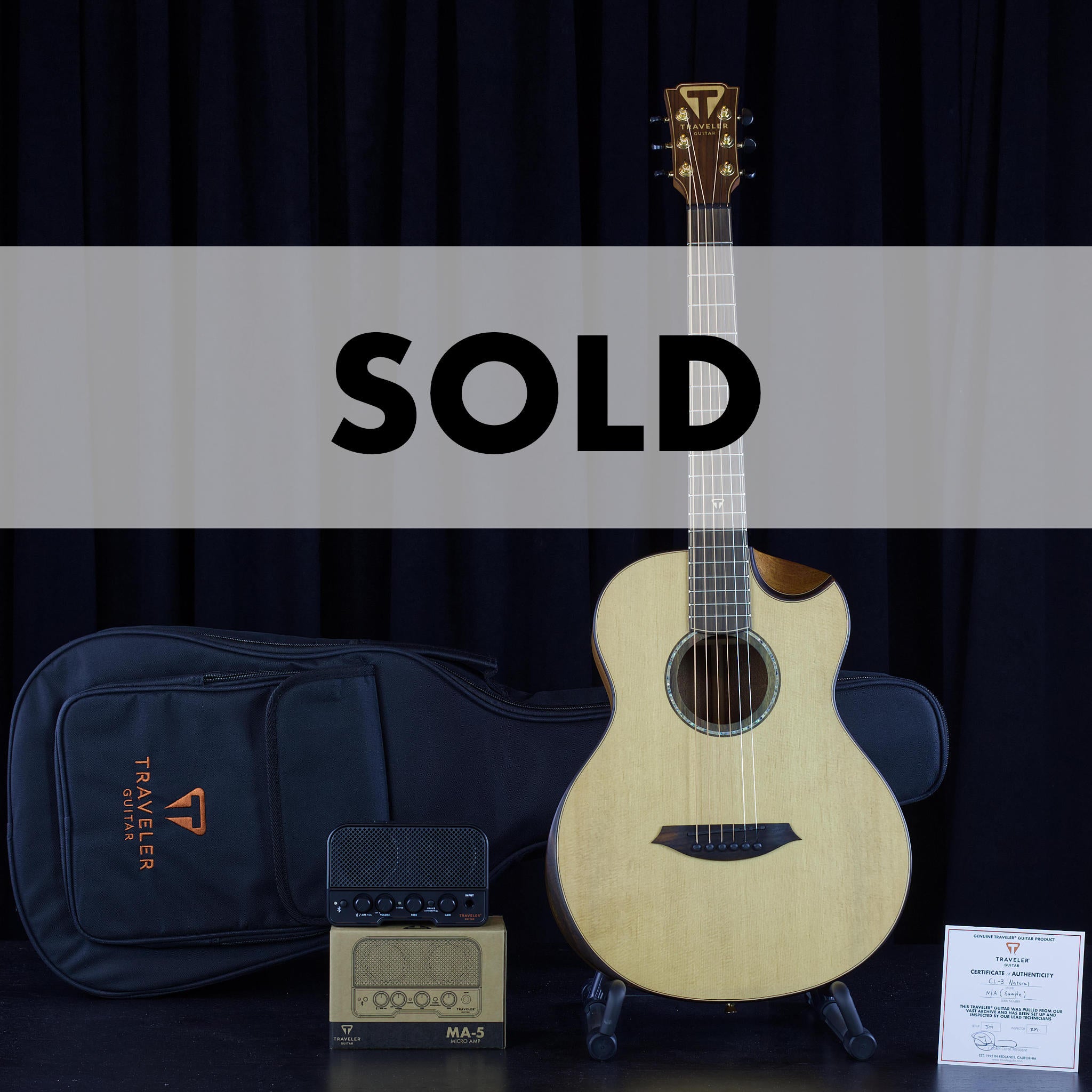 訳あり！TRAVELER GUITAR CL3E SPSE Archive-CL3 Acoustic Guitar – Traveler Guitar®