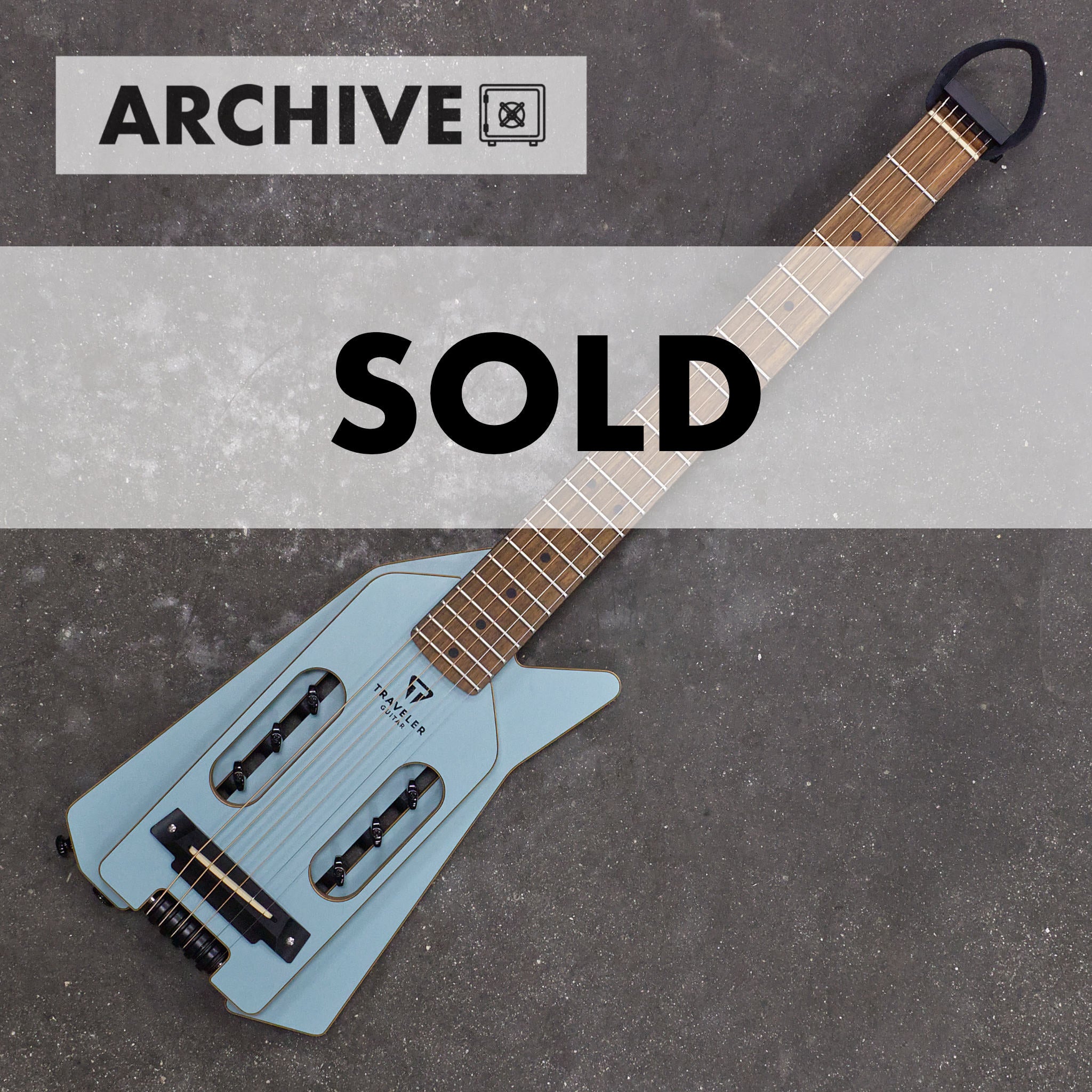 Edge Molten Lava (prototype) Acoustic-Electric Guitar – Traveler