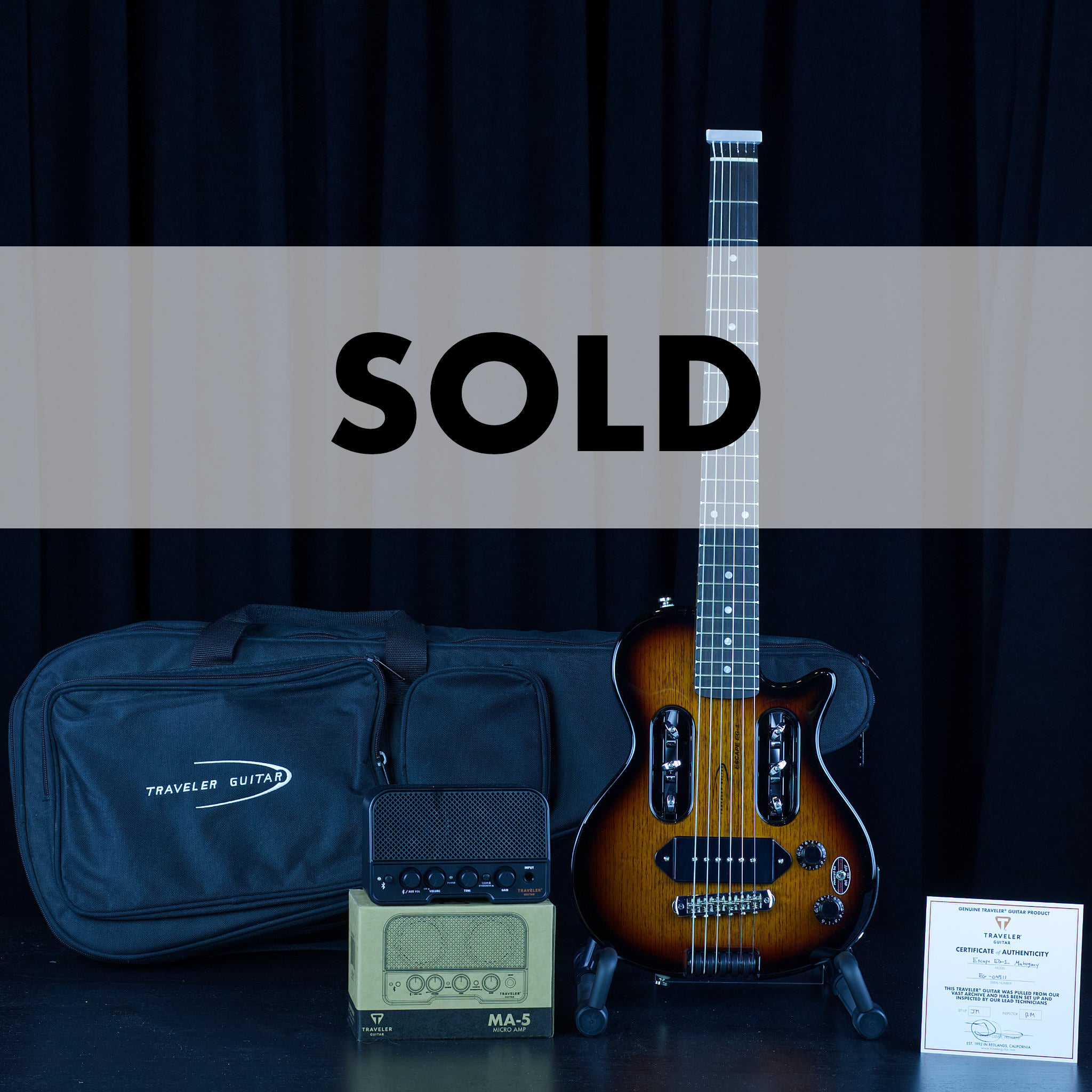 Archive- EG-1 (Mahogany Sunburst) – Traveler Guitar®
