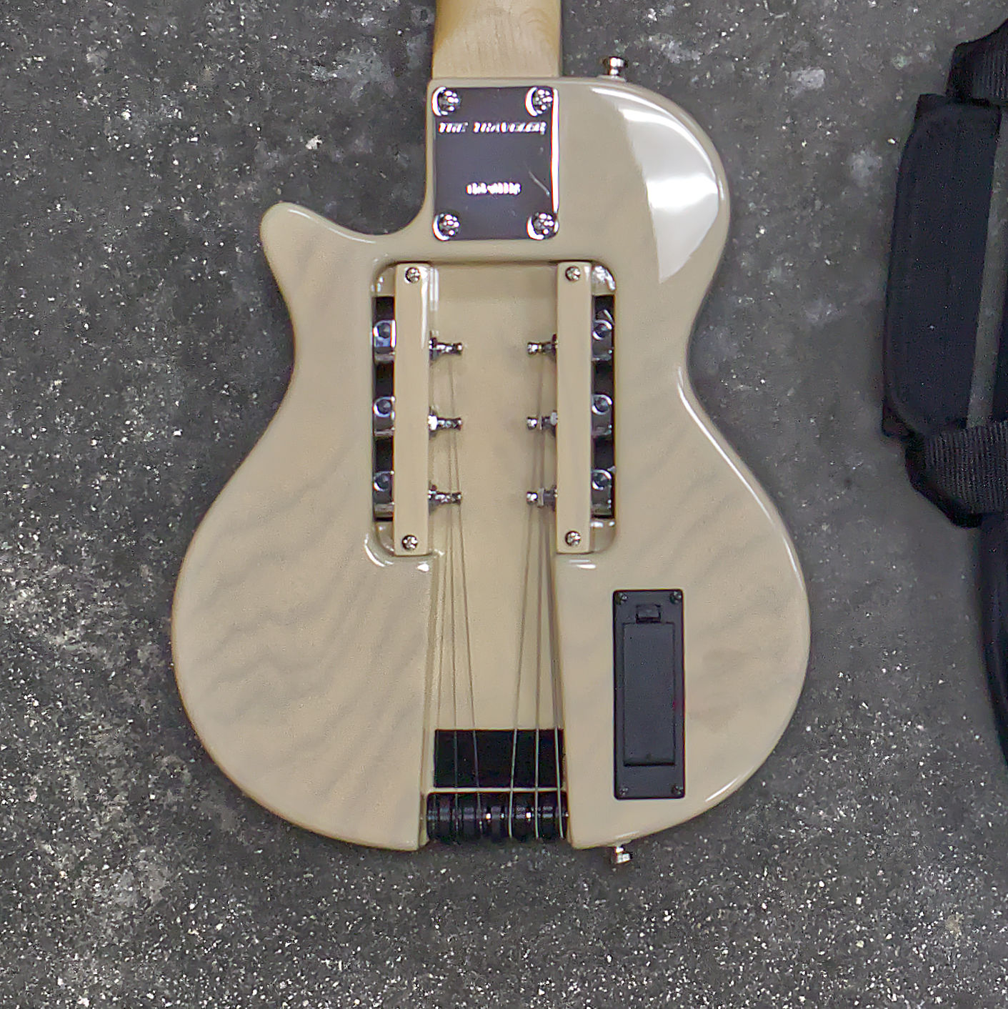Escape EG-1 (White/Ash) w/ Ambrosonics Preamp-Traveler Guitar®