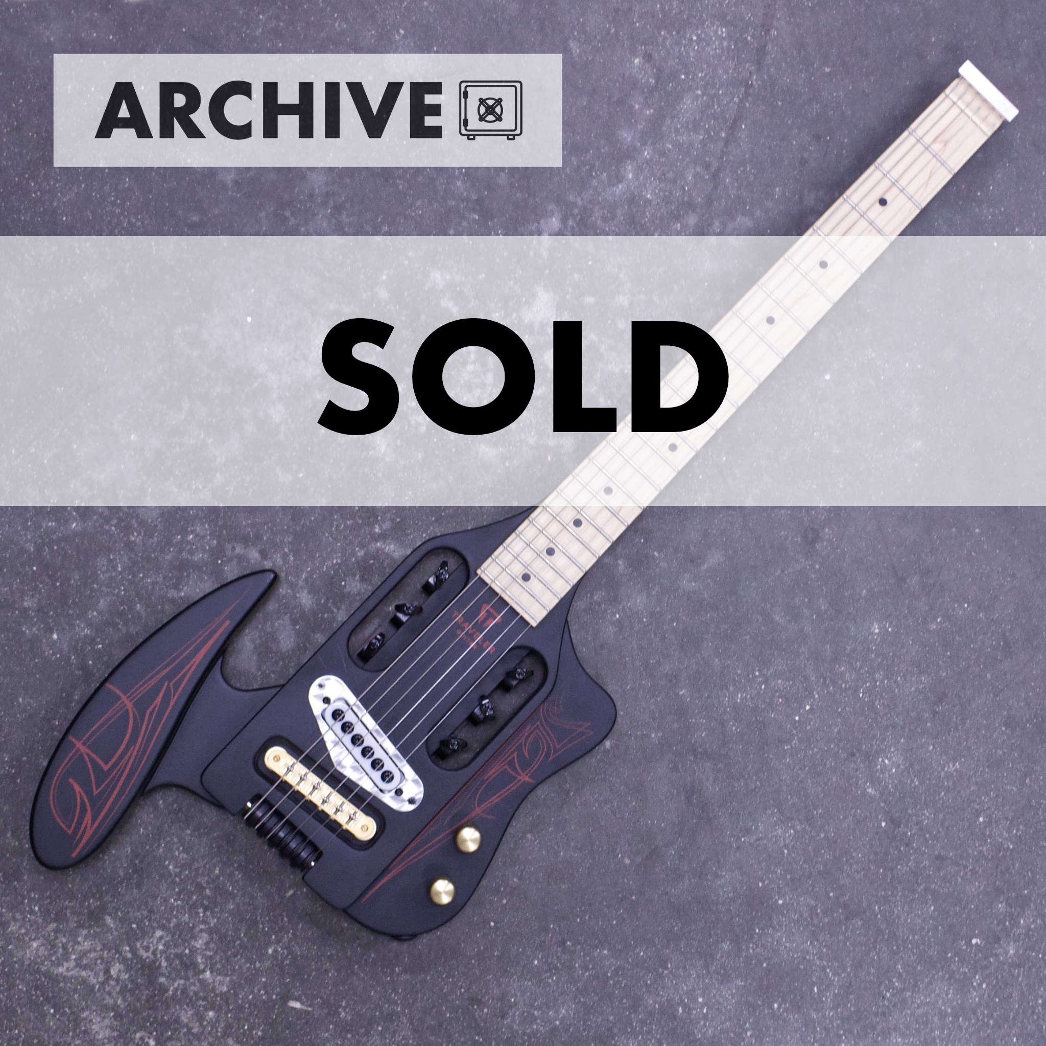 Speedster Standard (Rat Black)-Traveler Guitar®
