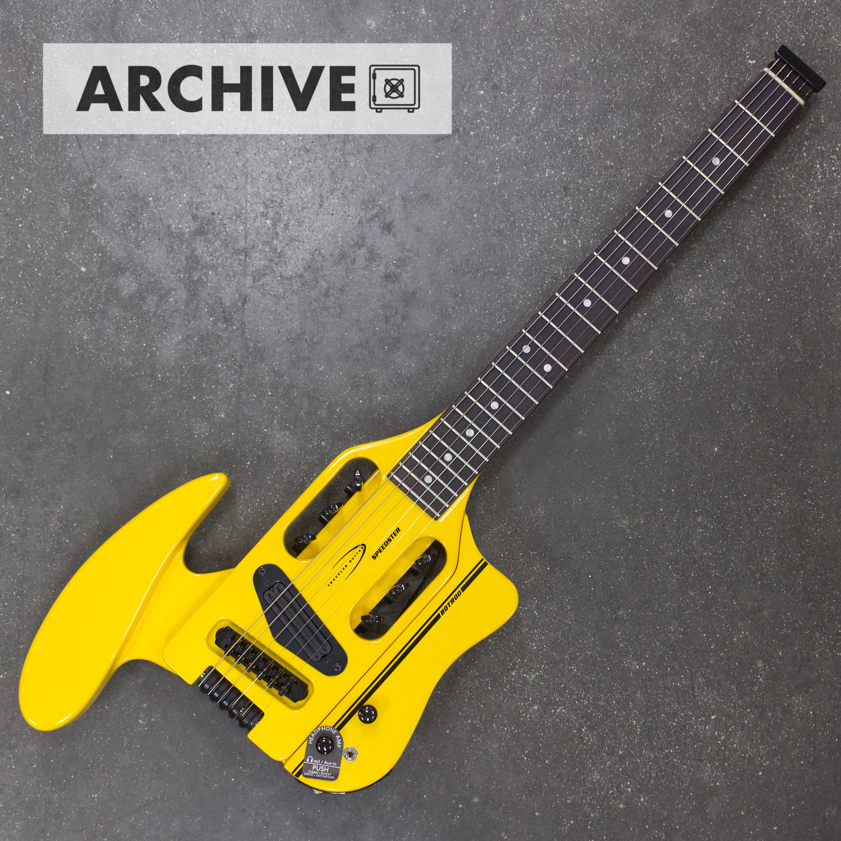 Speedster Hot Rod (Gloss Yellow) Electric Guitar – Traveler Guitar®