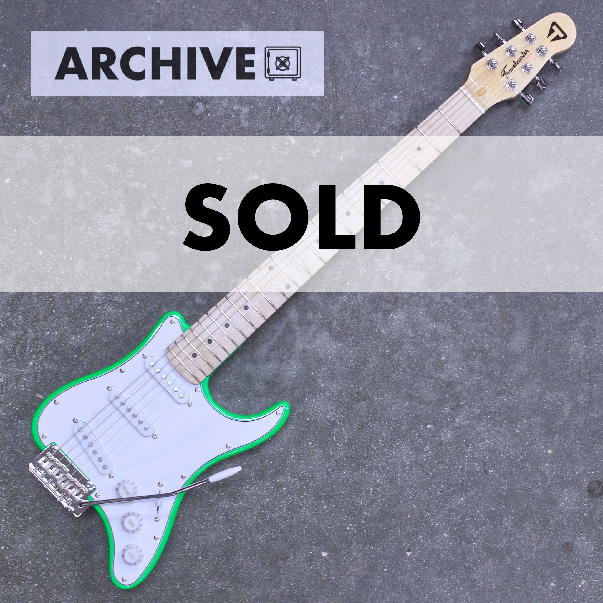 Travelcaster Deluxe (Slime Green)-Traveler Guitar®