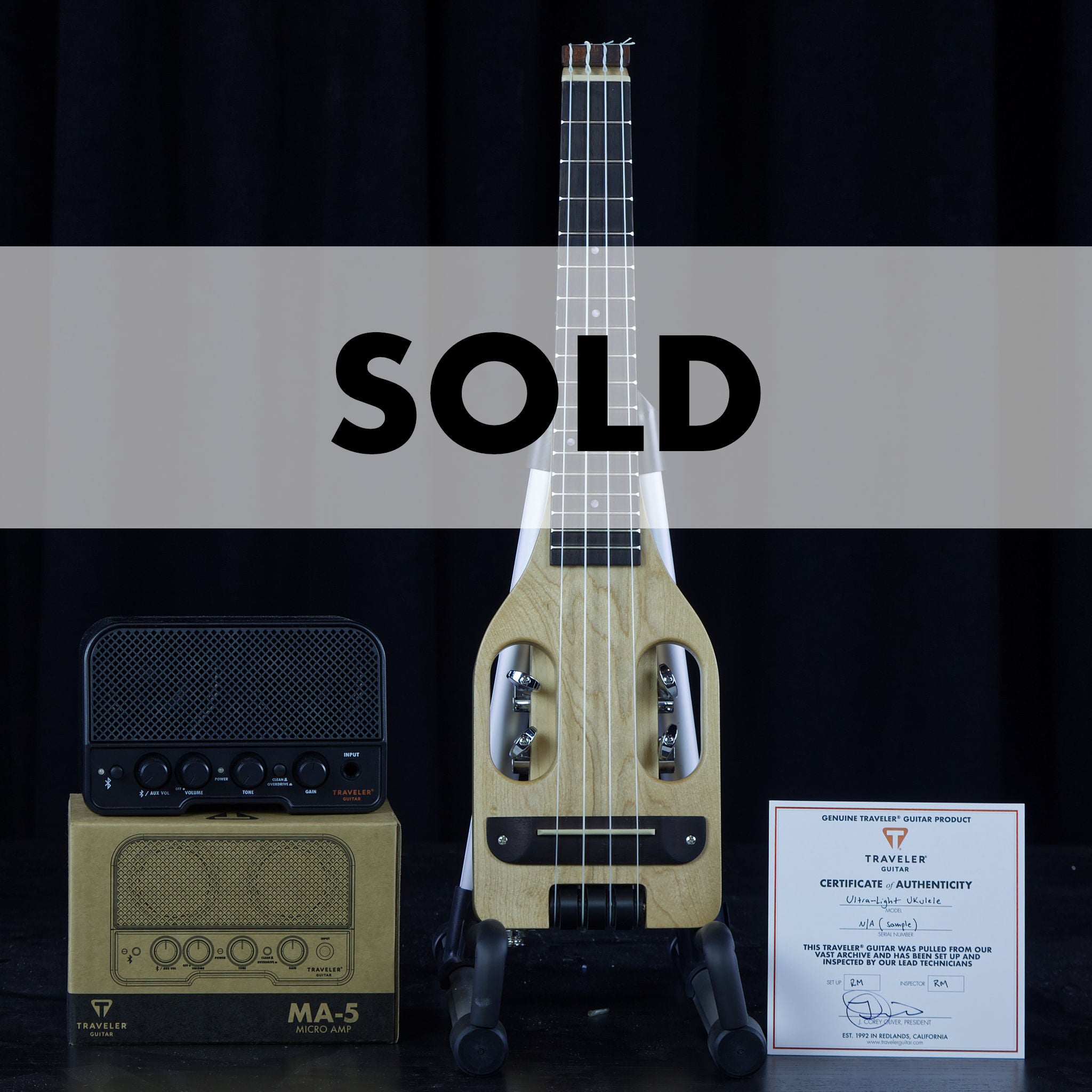 Ultra-Light Ukulele (Maple)-Traveler Guitar®