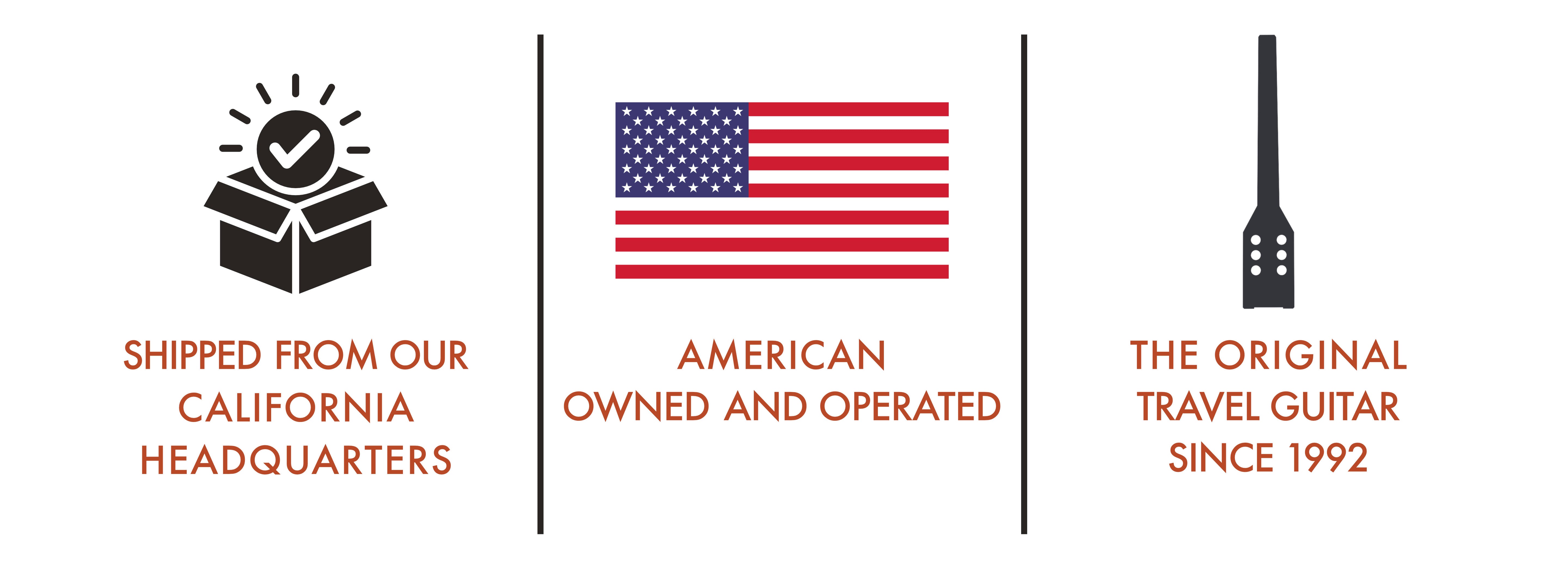 The Traveler Guitar Difference - Shipped from California, American owned and operated, the original travel guitar since 1992.