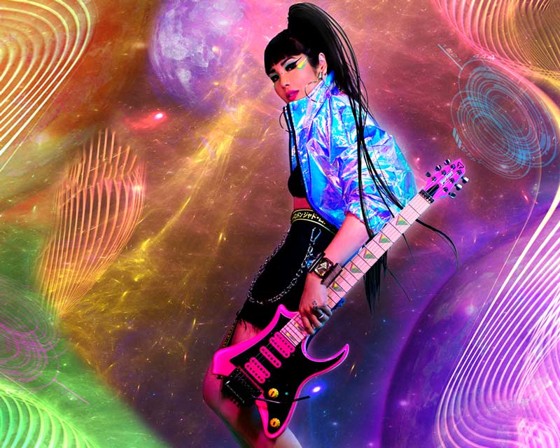 Vaibrant Series Guitars are our take on an '80s classic