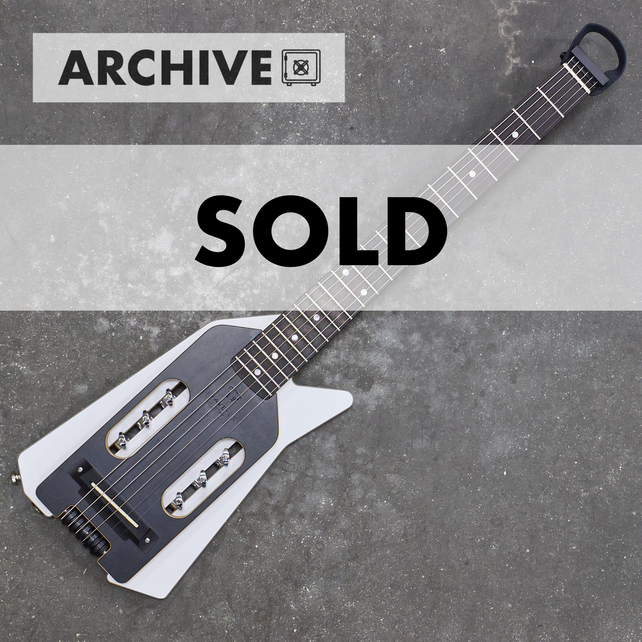 Archive-Edge Black and Angel White (prototype) Acoustic Guitar