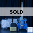 Archive-EG-1 (Blue with White Racing Stripe) Electric Guitar