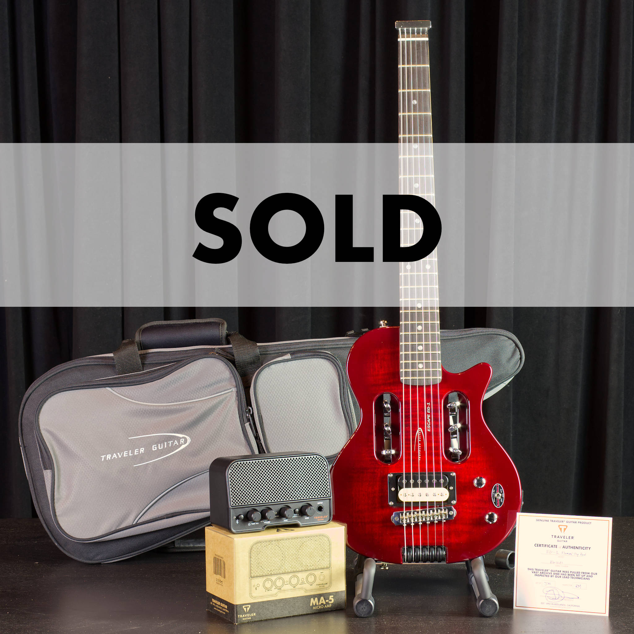 Archive-EG-1 (Flamed Top Red) Electric Guitar