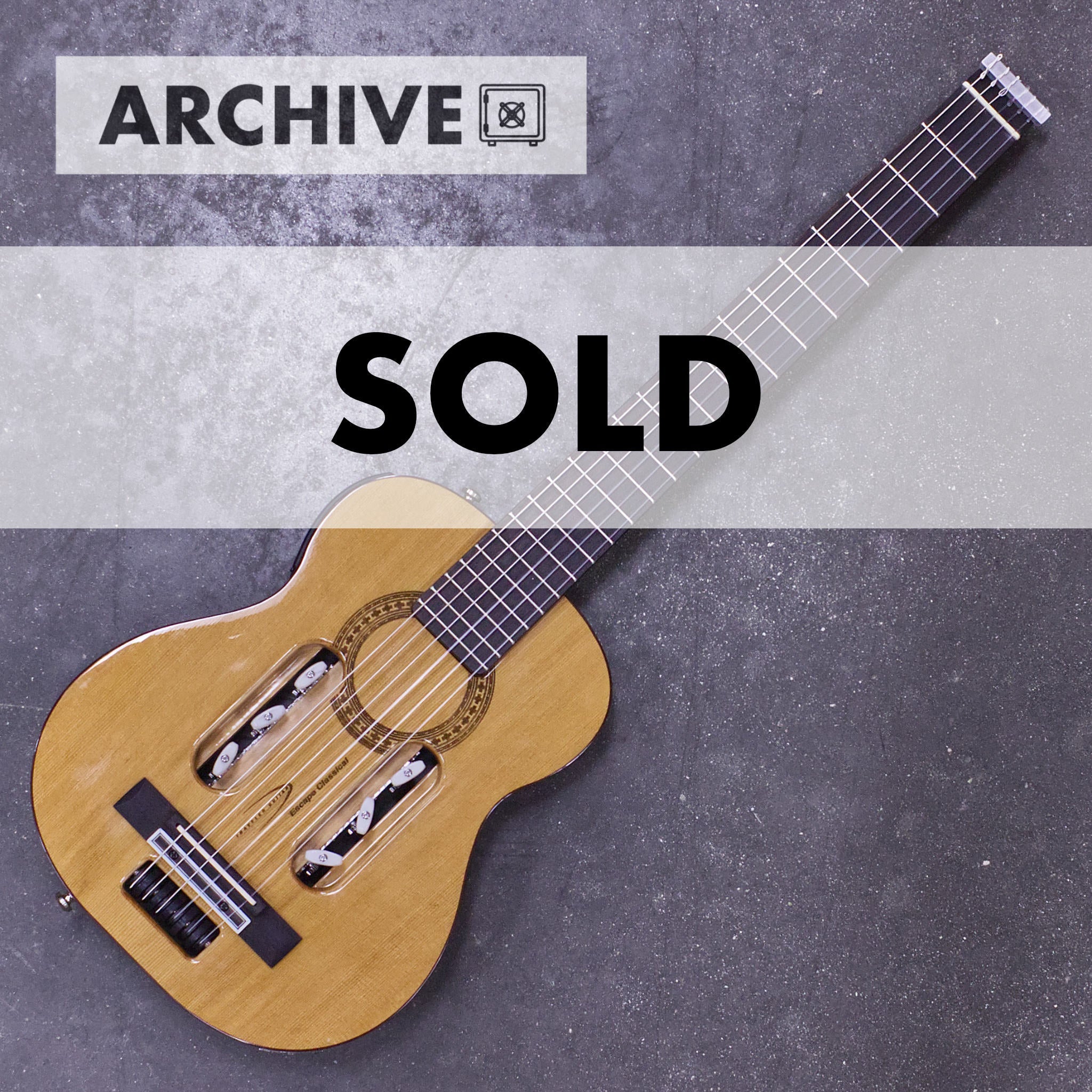 Archive-Escape Classical Acoustic-Electric Guitar (Natural) Classical Guitar