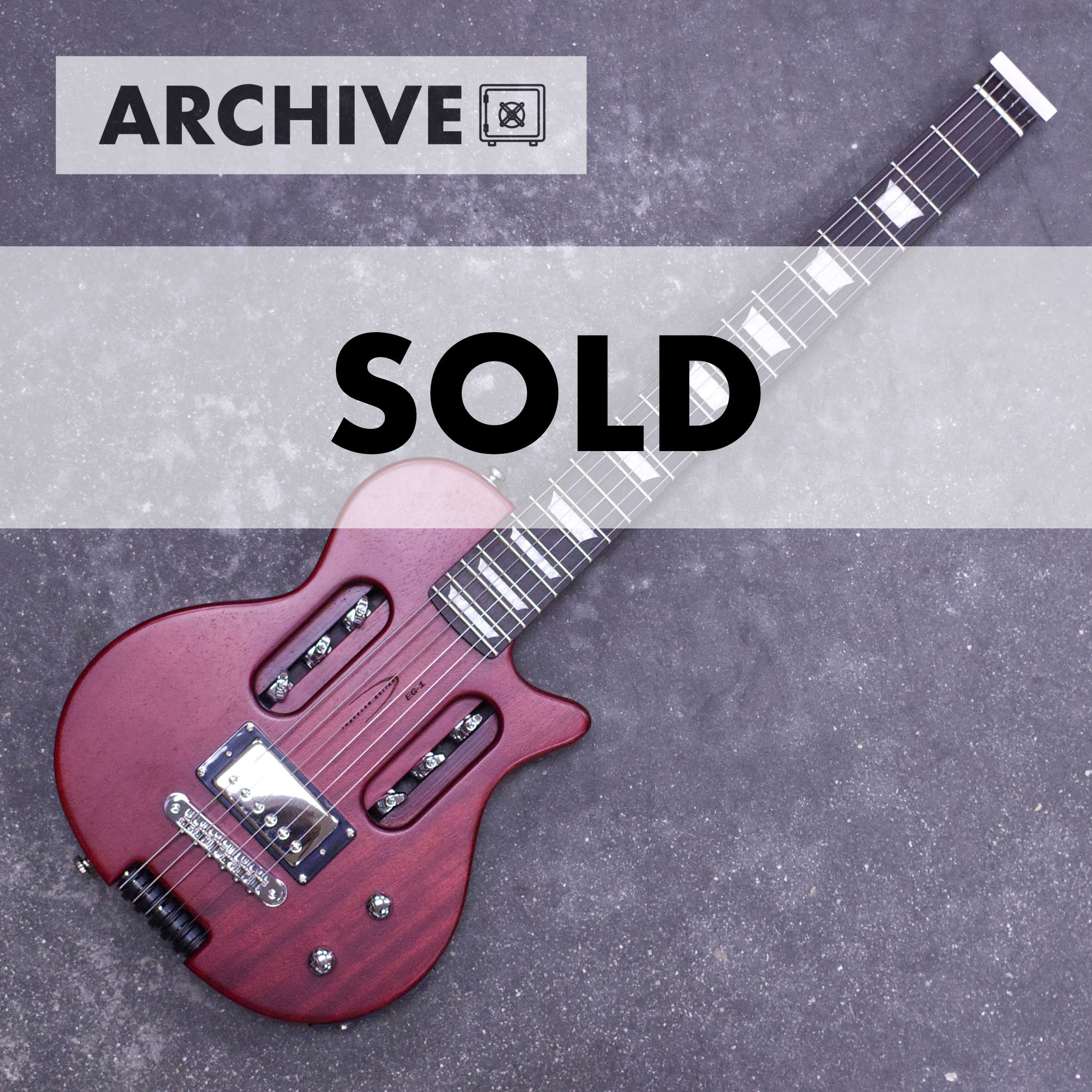 Archive-Escape EG-1 Standard (Matte Red) – Traveler Guitar®