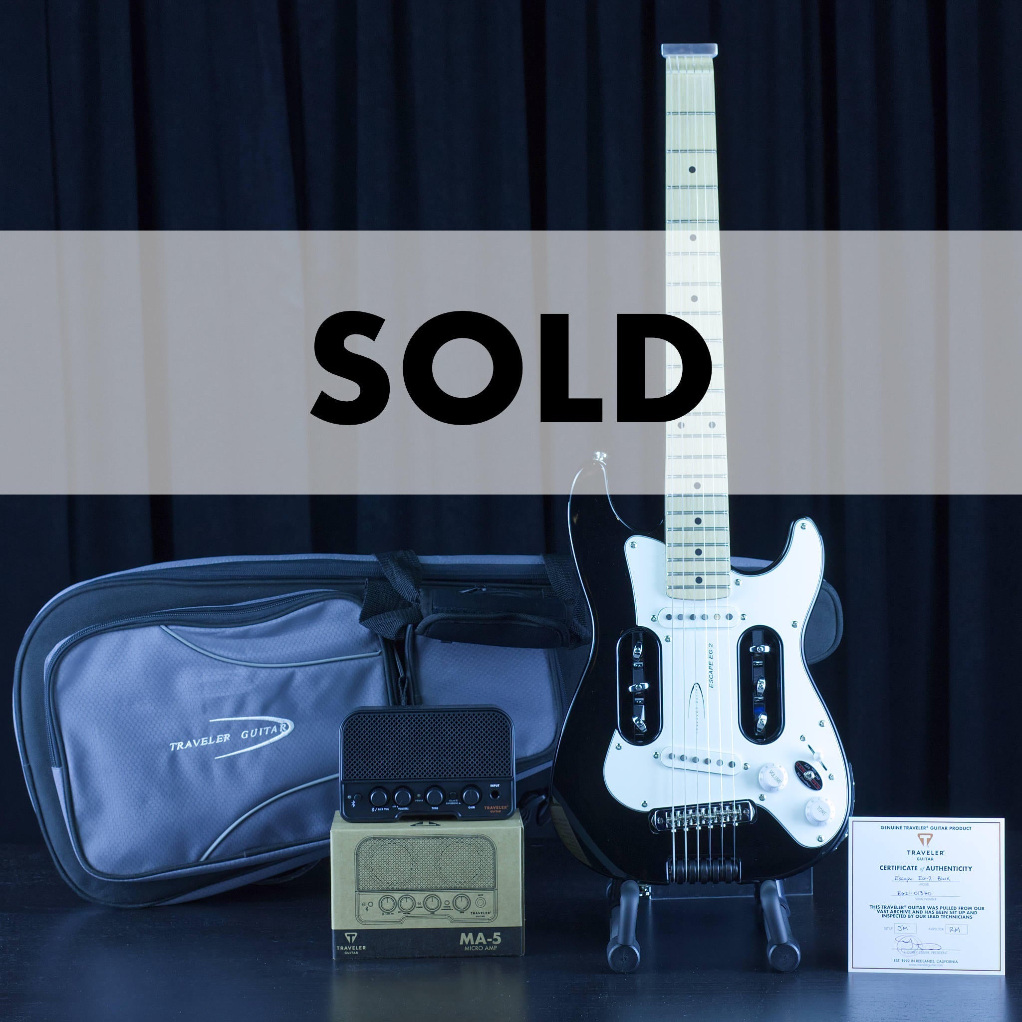 Archive-Escape EG-2 (Gloss Black) Electric Guitar