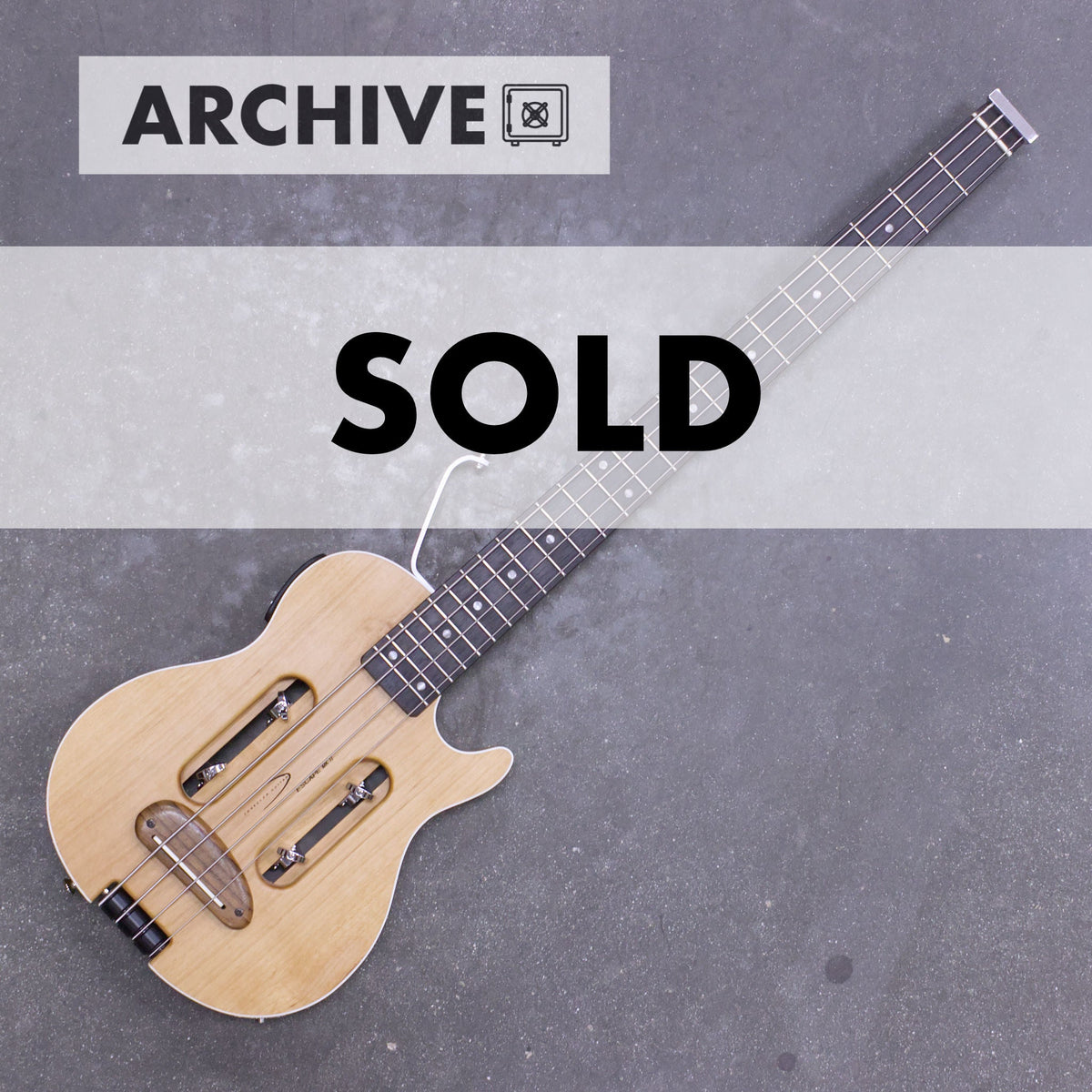 Archive-Escape Mark II Bass (Spruce) Acoustic-Electric Bass Guitar Bass