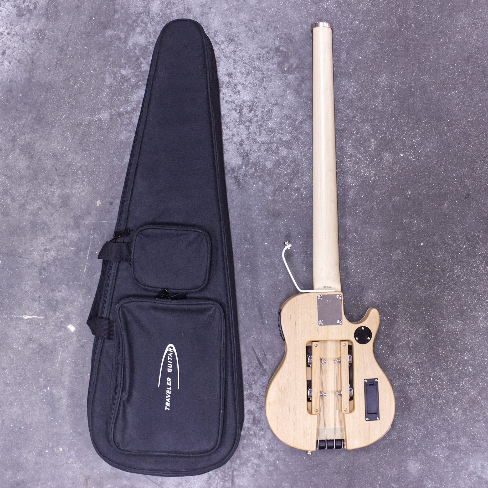 Archive-Escape Mark II Bass (Spruce Lefty) Acoustic-Electric Bass Guitar Bass