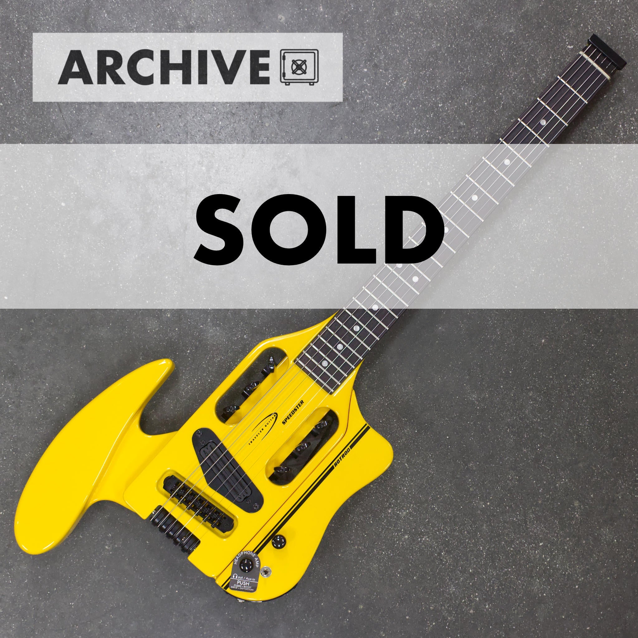 Speedster Hot Rod (Gloss Yellow) Electric Guitar – Traveler Guitar®