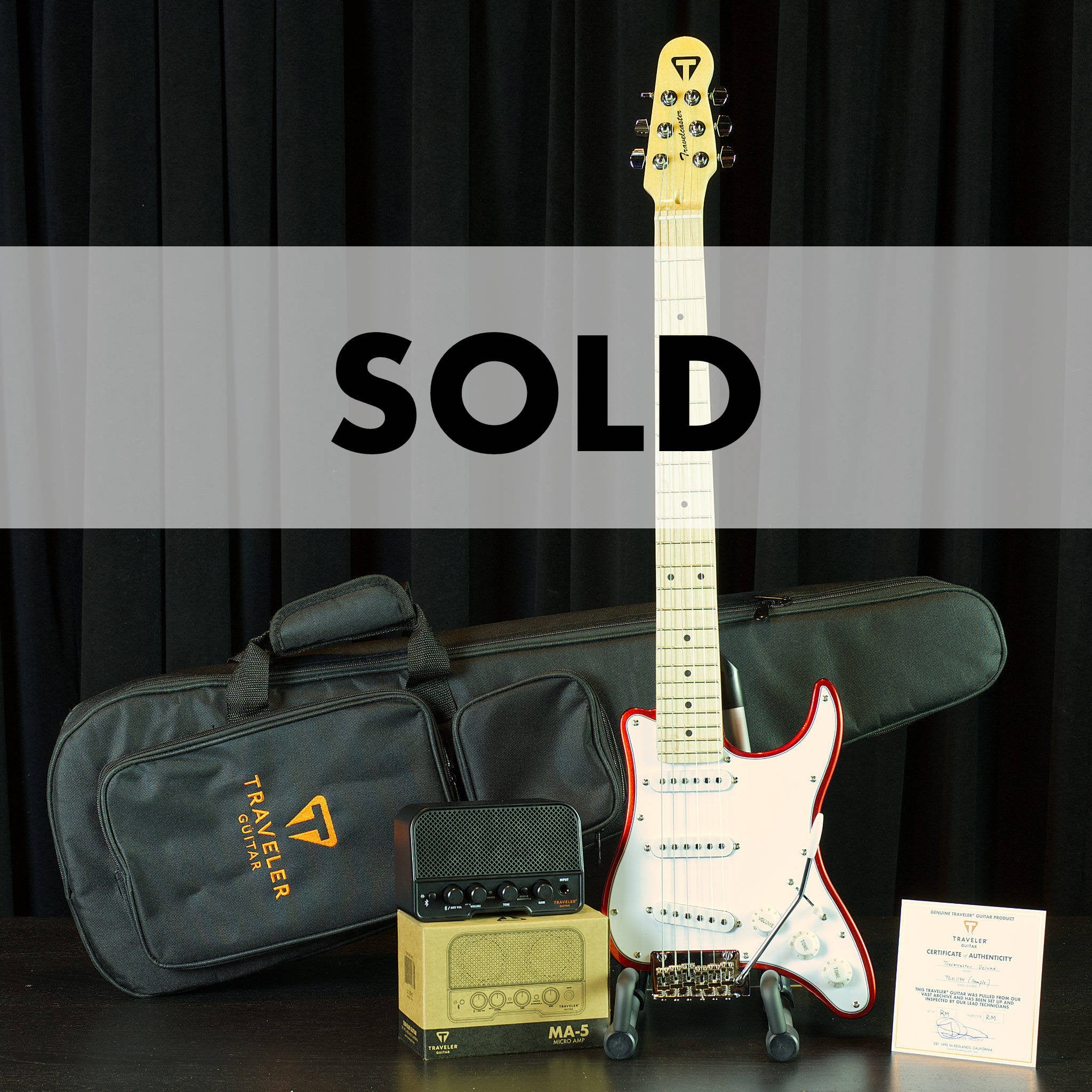 Archive-Travelcaster Deluxe (Candy Apple Red) Electric Guitar