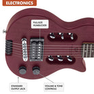 B-Stock EG-1 Studio (Red Satin) Electric Guitar