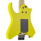 B-Stock Headless Vaibrant® Deluxe V88XHL (Electric Yellow) Electric Guitar