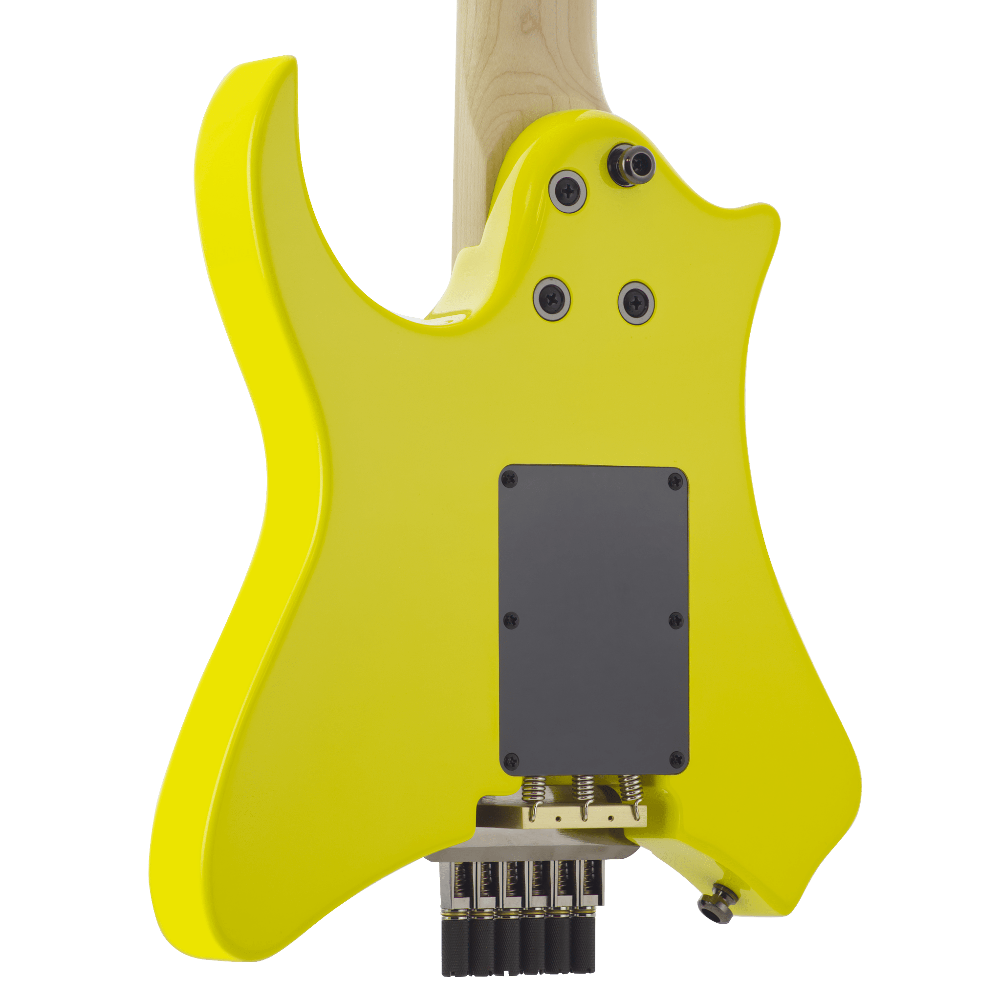 B-Stock Headless Vaibrant® Deluxe V88XHL (Electric Yellow) Electric Guitar