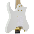 B-Stock Headless Vaibrant® Deluxe V88XHL (Frost White) Electric Guitar
