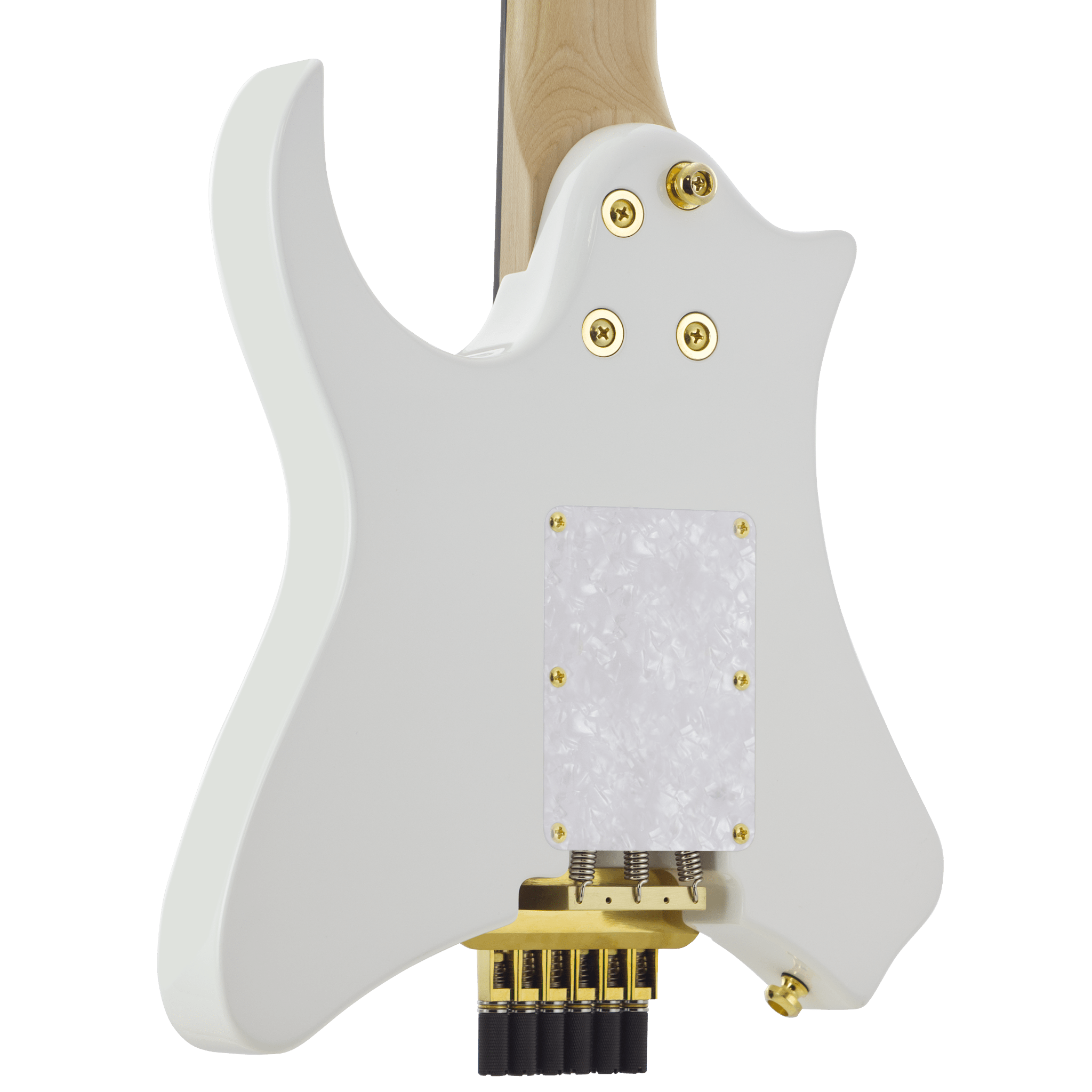 B-Stock Headless Vaibrant® Deluxe V88XHL (Frost White) Electric Guitar