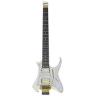 B-Stock Headless Vaibrant® Deluxe V88XHL (Frost White) Electric Guitar