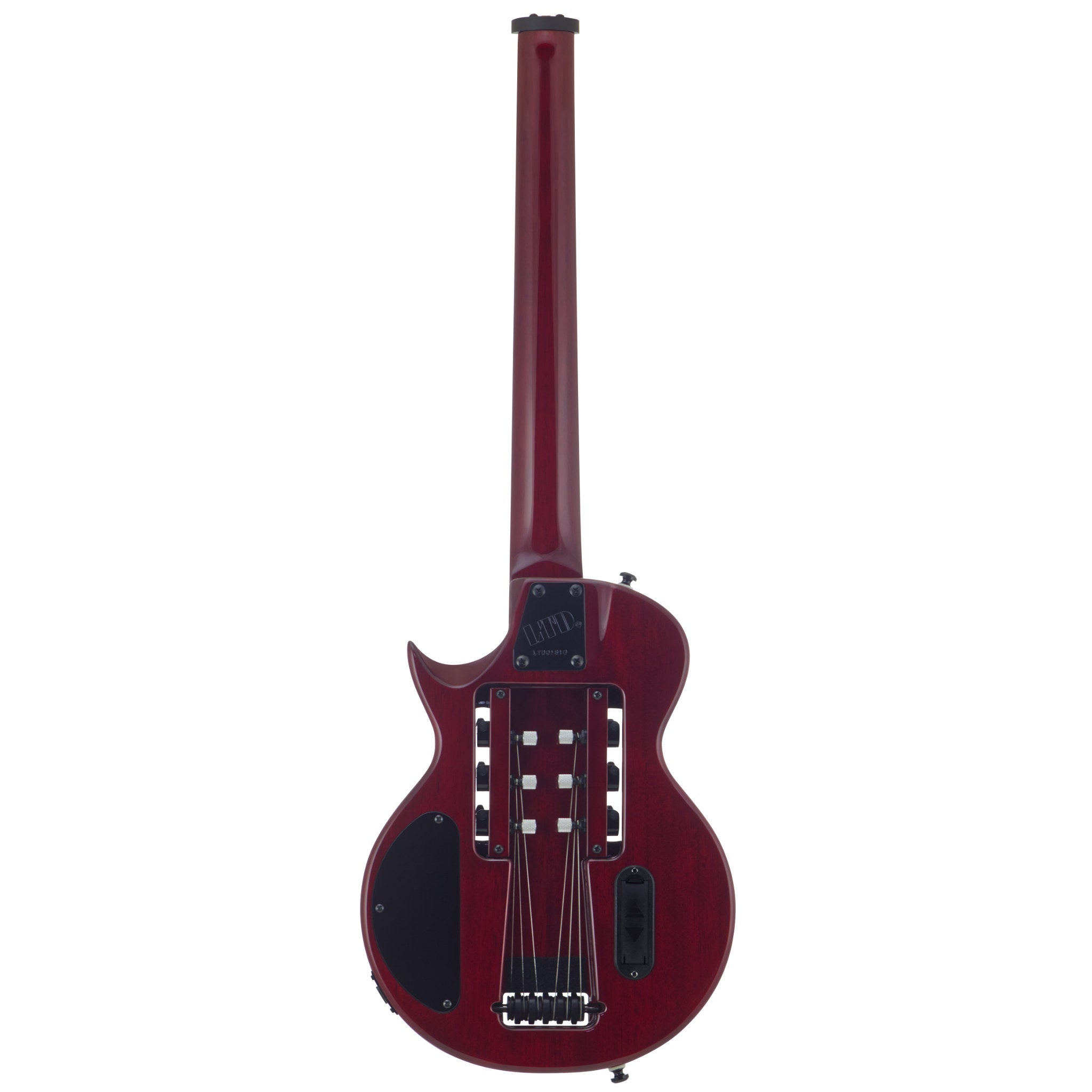 LTD EC-1 Deluxe (See Thru Black Cherry) Electric Guitar - Traveler Guitar® (back)