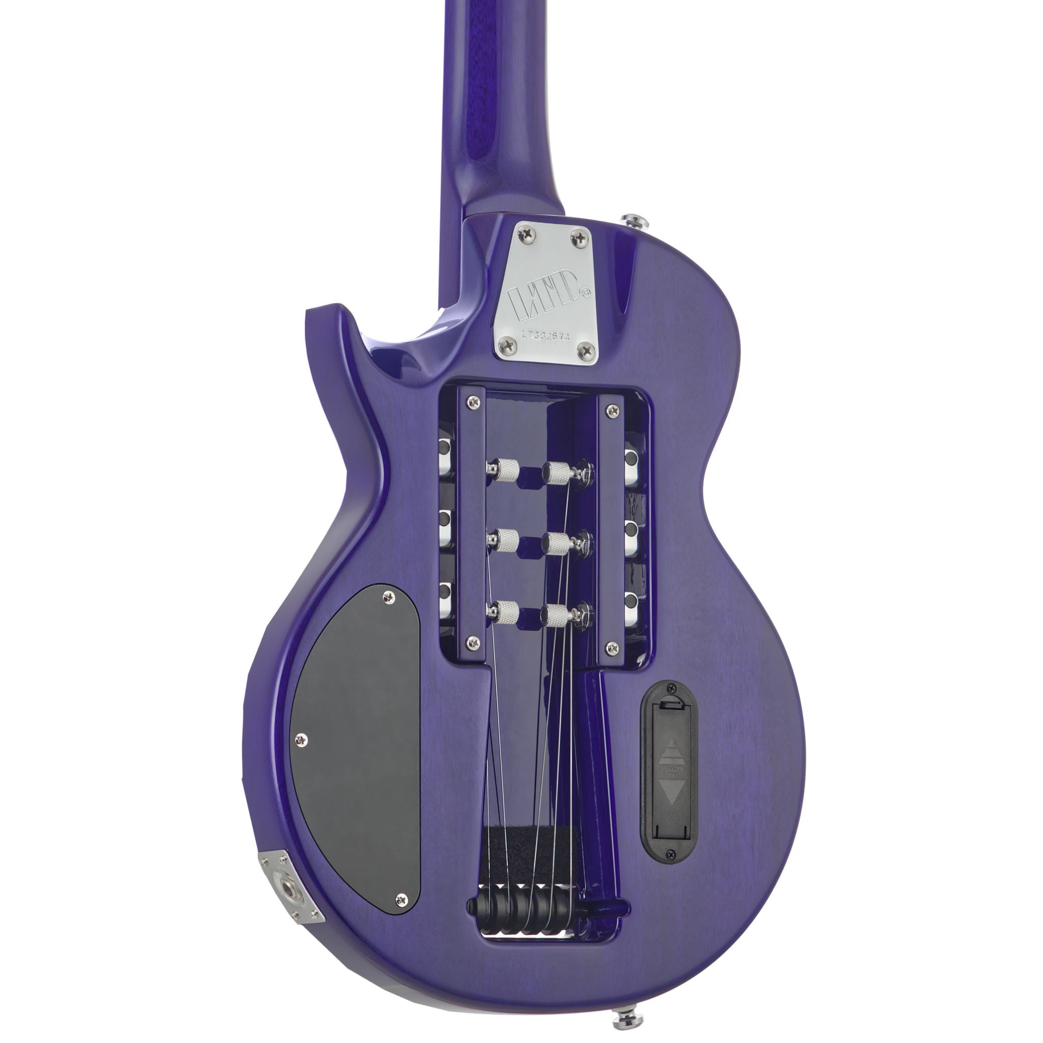LTD EC-1 (Violet Shadow) Electric Guitar - Traveler Guitar® (back detail)