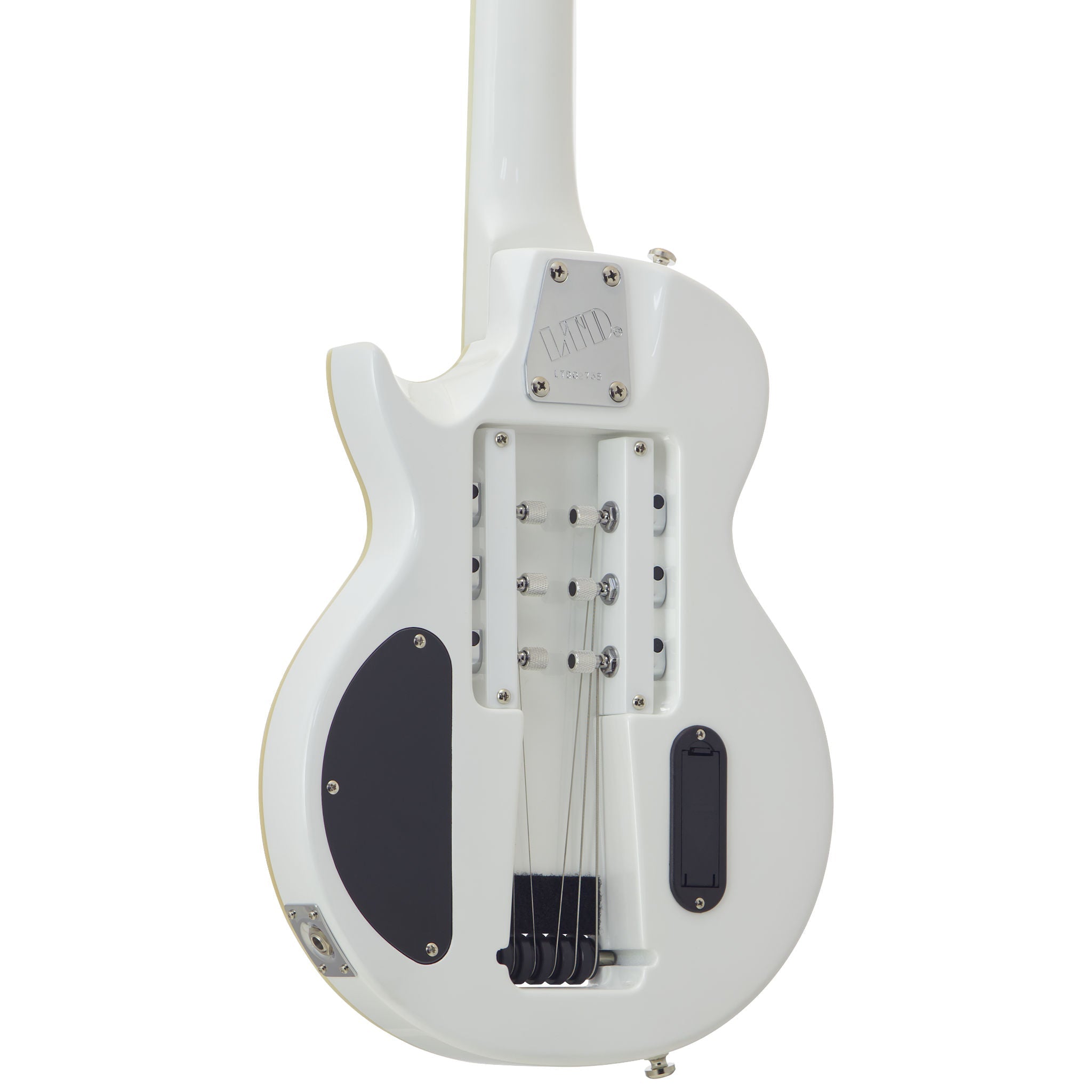 LTD EC-1 (Snow White) Electric Guitar - Traveler Guitar® (back detail)