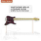 B-Stock Travelcaster Deluxe (Black/Tortoise/Maple) Electric Guitar