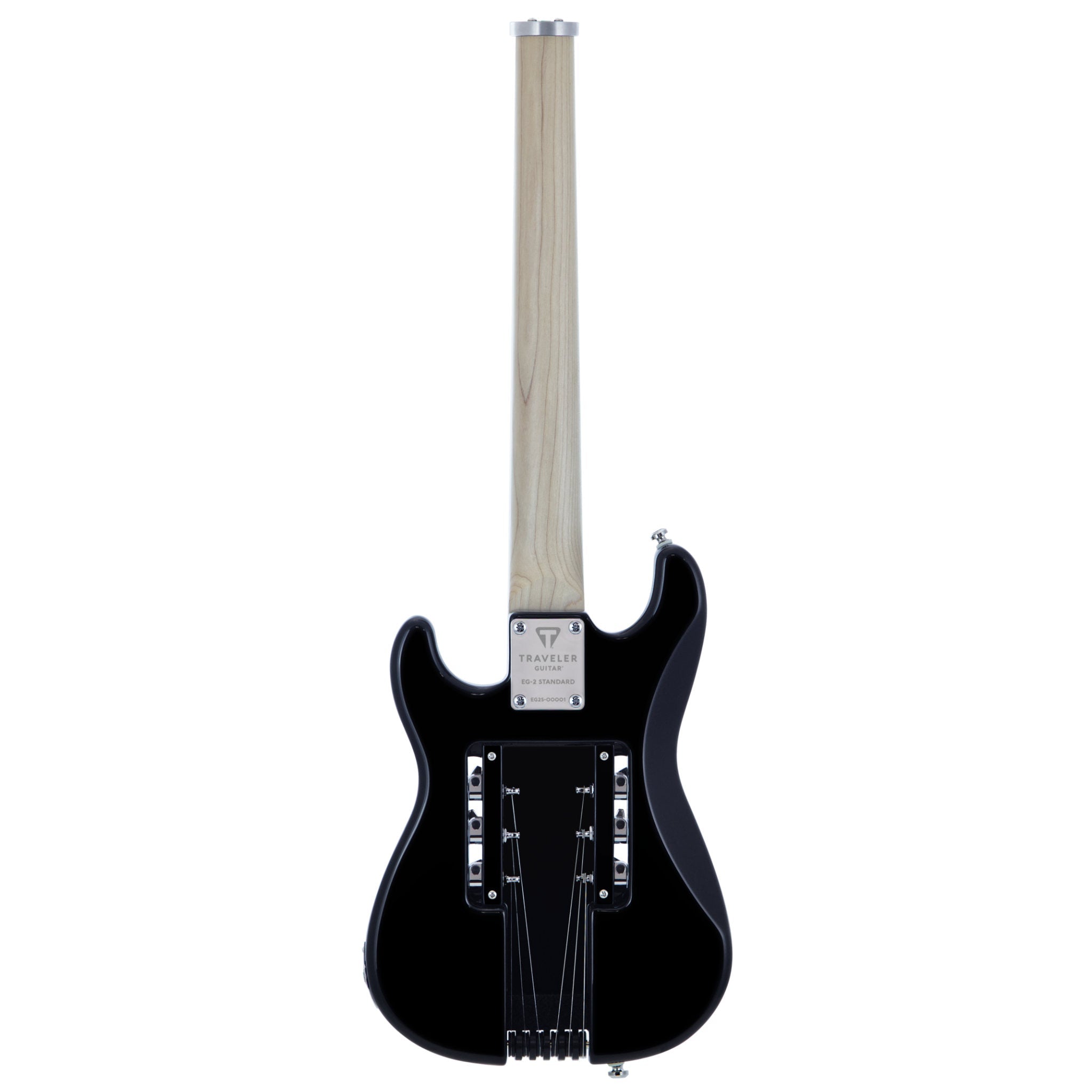 EG-2 Electric Guitar (Gloss Black) - Traveler Guitar® (back)