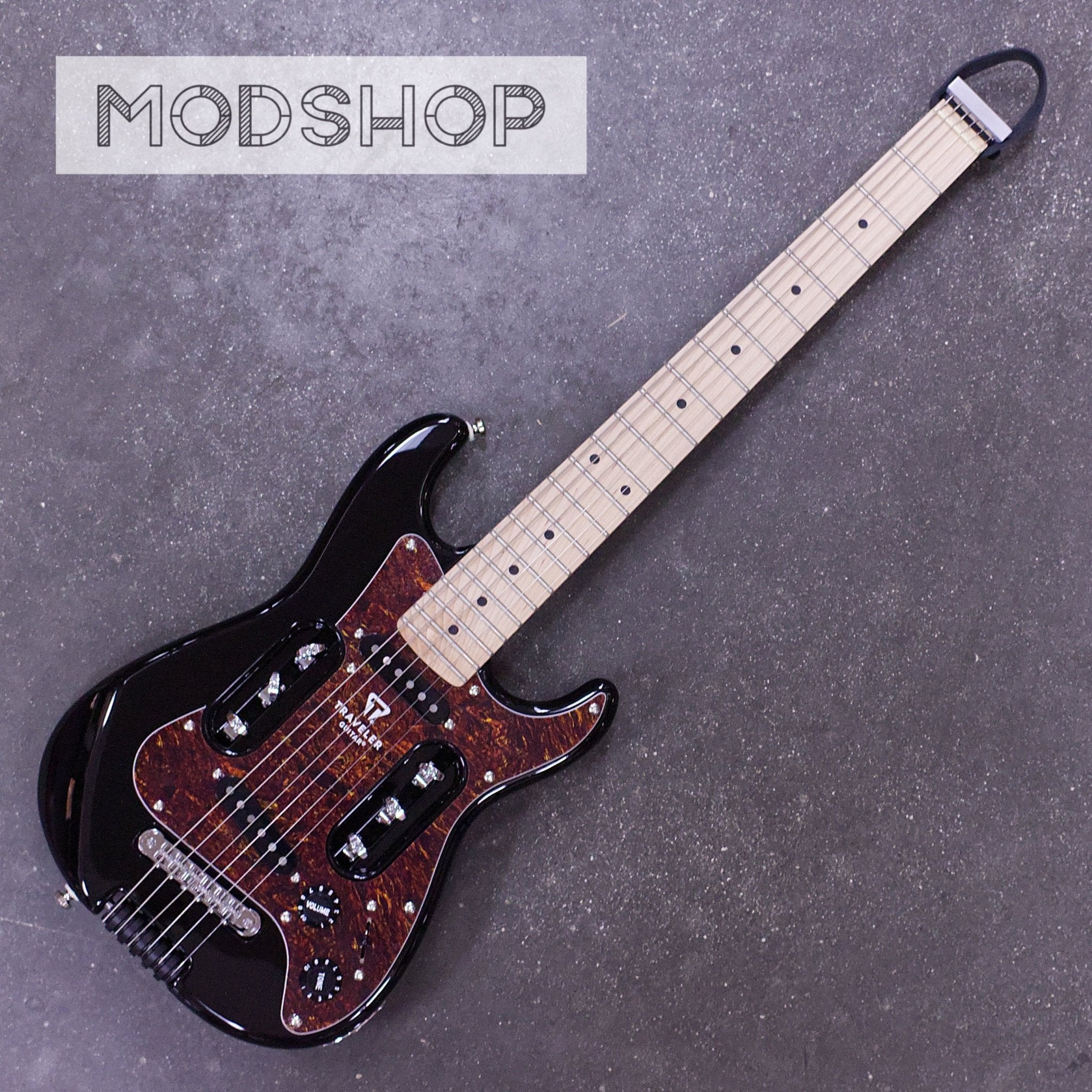 MOD SHOP EG-2 (Gloss Black/ Maple Fretboard) Electric Guitar