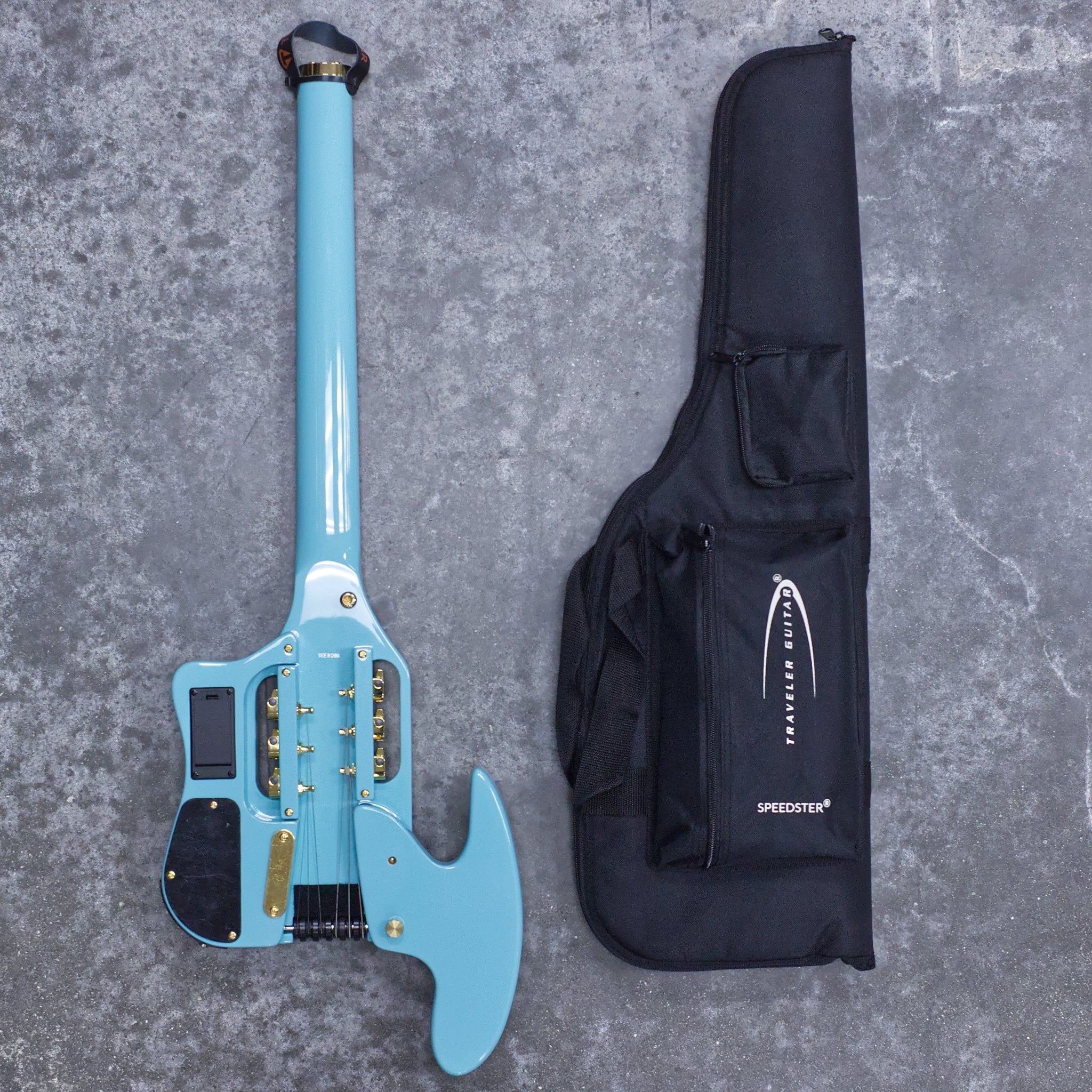 MOD SHOP-Speedster Deluxe (Classic Blue/ Gold Hardware) Electric Guitar