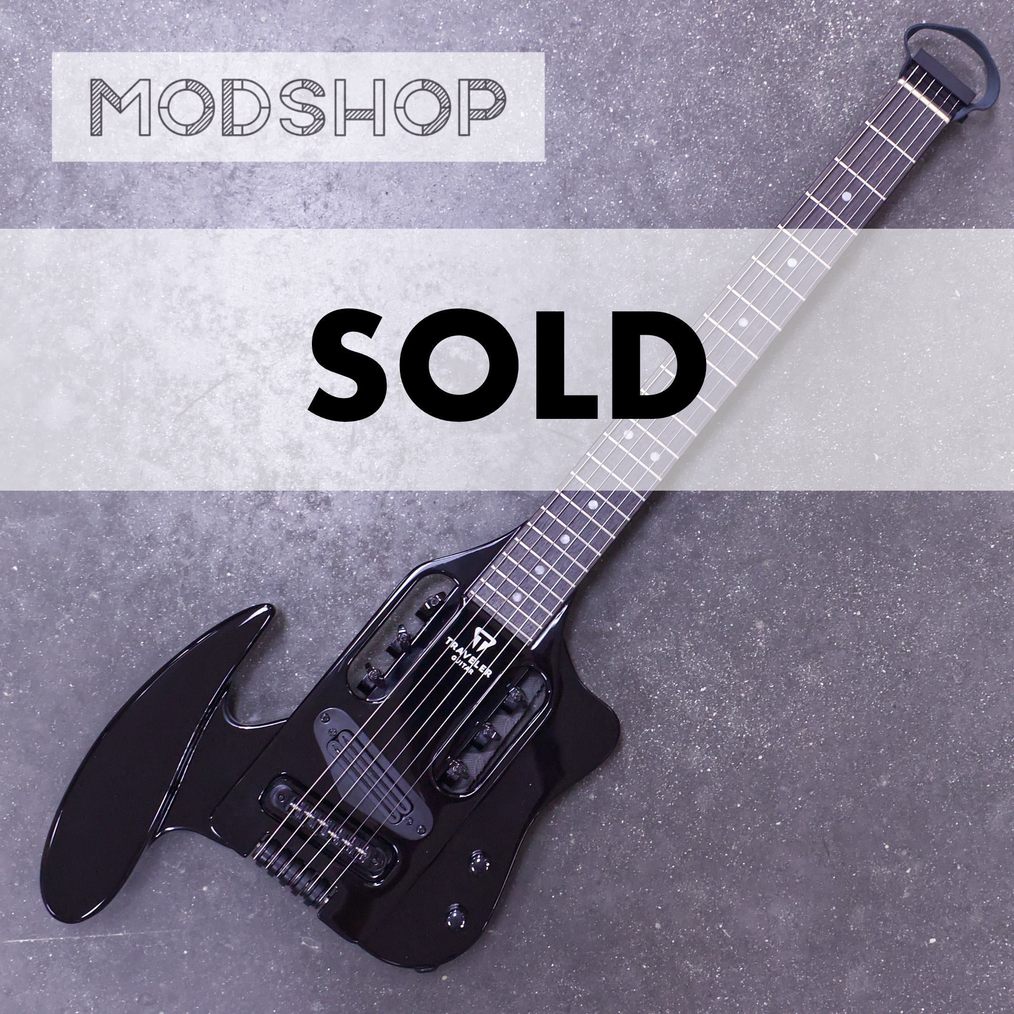 MOD SHOP Speedster Standard (Gloss Black/ Black Hardware) Electric Guitar