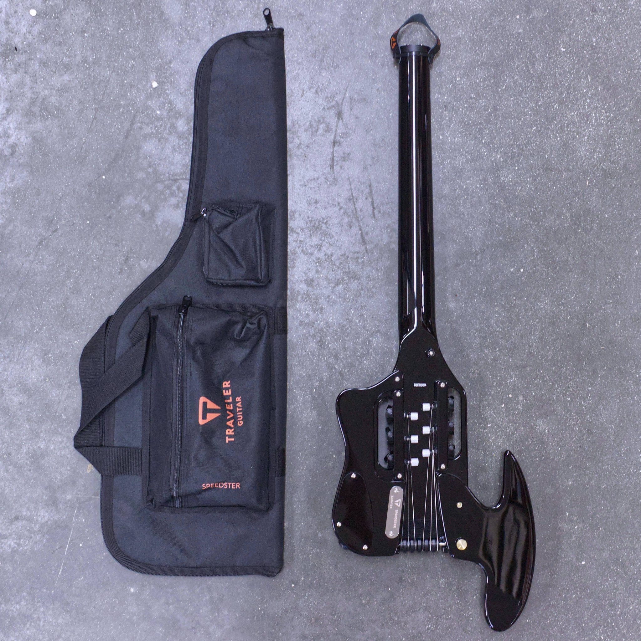 MOD SHOP-Speedster Standard (Gloss Black/ Fender Lace Sensor/ Locking Tuners) Electric Guitar