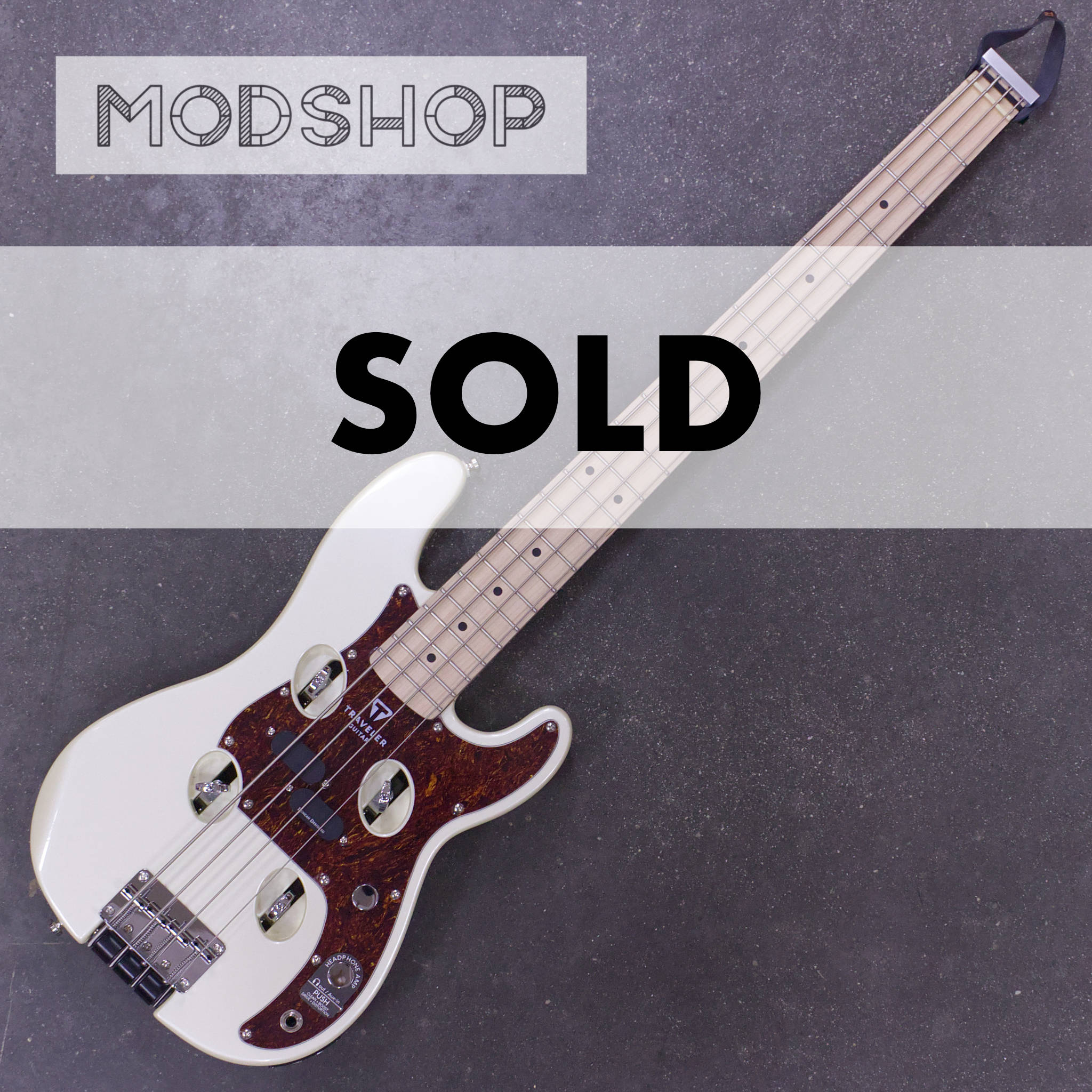 MOD SHOP TB-4P Bass (Pearl White / Maple Fretboard) Bass