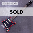 MOD SHOP-Travelcaster Deluxe (Fiesta Red/ Black Pickguard) Electric Guitar