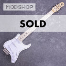 MOD SHOP-Travelcaster Deluxe (Gloss White/ Maple/ SSS/ Locking Tuners) Electric Guitar