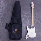 MOD SHOP-Travelcaster Deluxe (Gloss White/ Maple/ SSS/ Locking Tuners) Electric Guitar