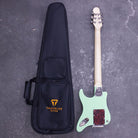 MOD SHOP-Travelcaster Deluxe (Surf Green/ Tortoise Pickguard/ Dual Humbucker/ Locking Tuners) Electric Guitar