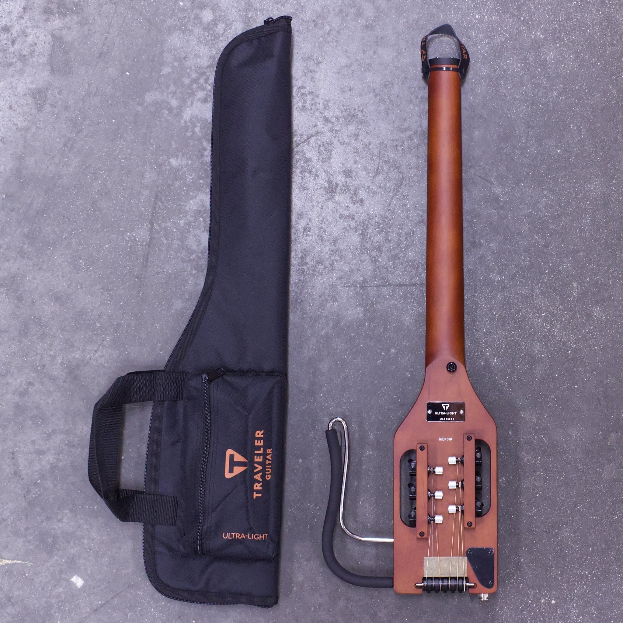 MOD SHOP Ultra-Light Acoustic (Antique Brown w/ Black Locking Tuners) Acoustic Guitar