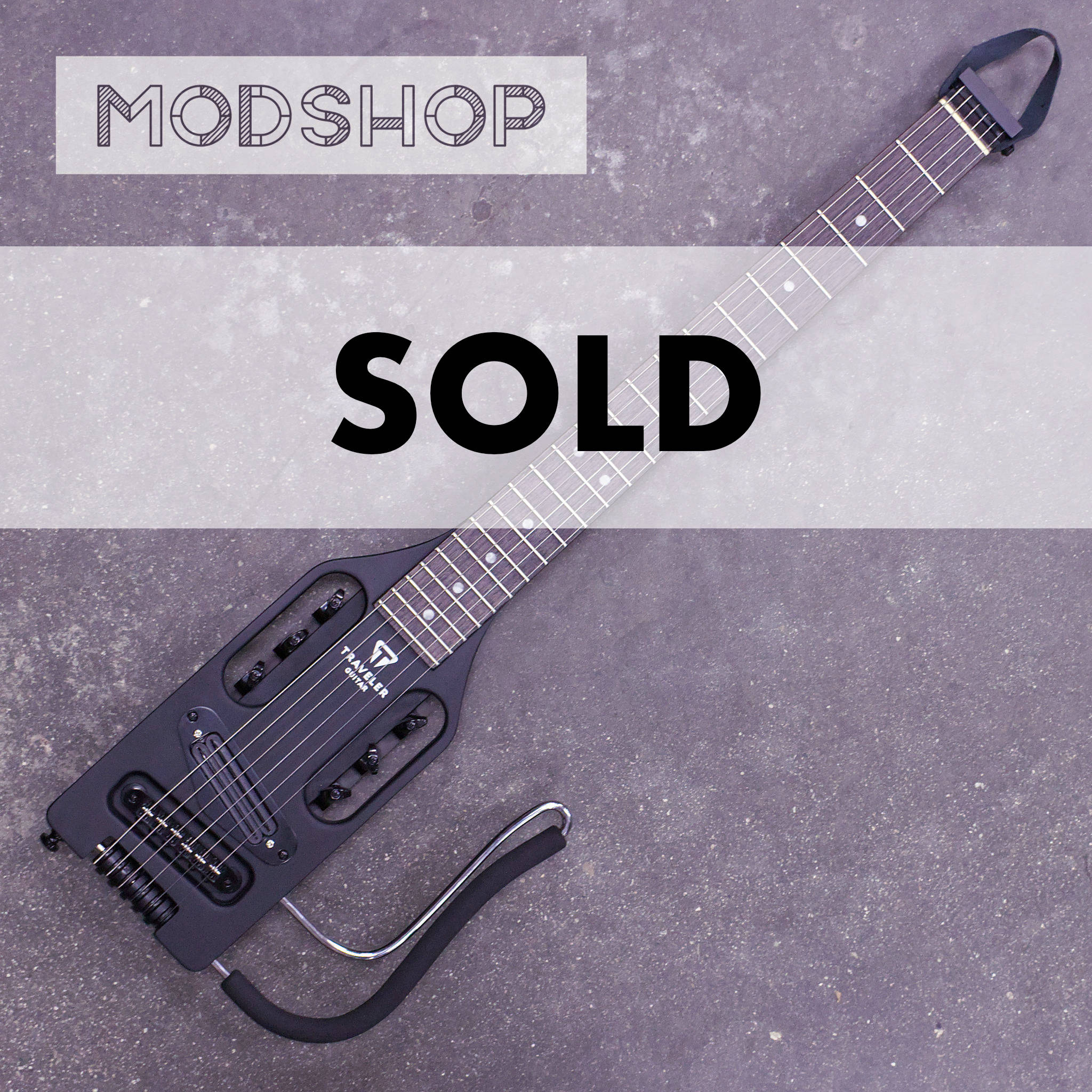 MOD SHOP-Ultra-Light Electric (Matte Black/ Black Hardware) Electric Guitar