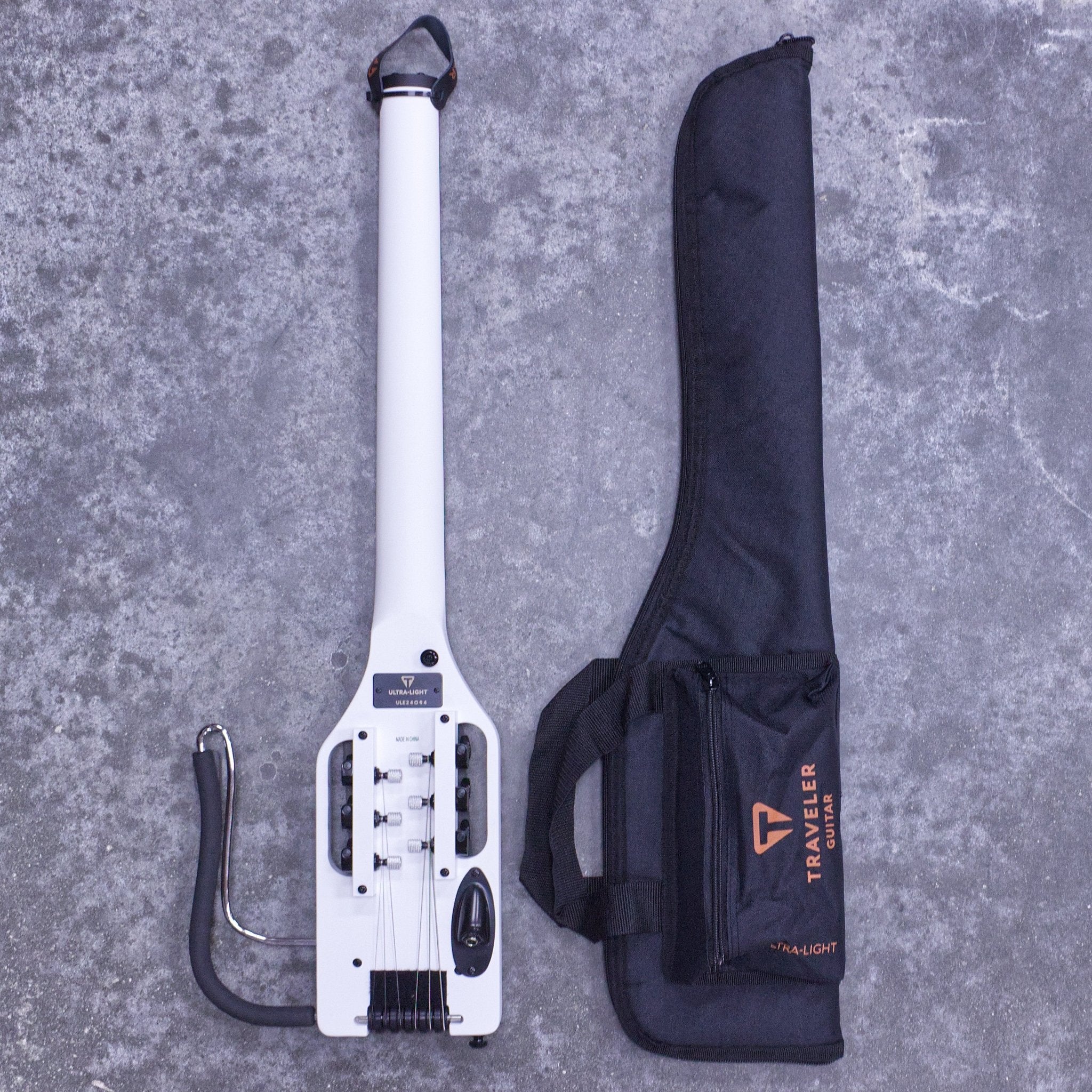 MOD SHOP-Ultra-Light Electric (Satin White/ Black Hardware/ Locking Tuners) Electric Guitar