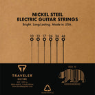Nickel Steel Regular Light Electric Guitar Strings Accessory