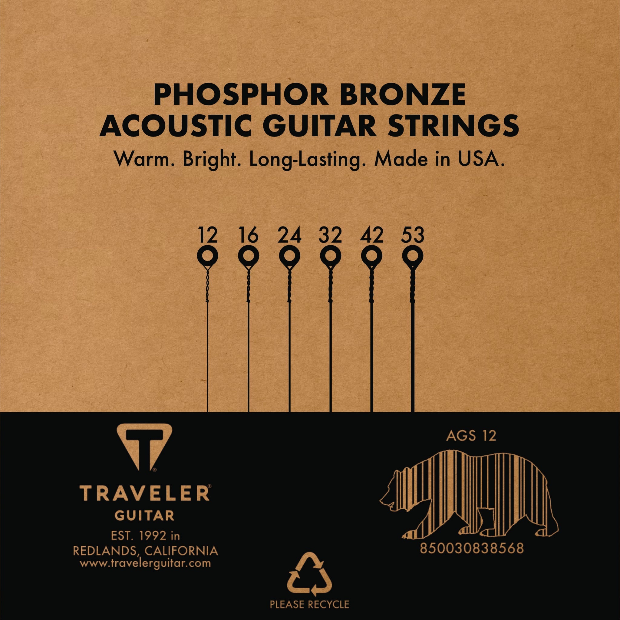 Phosphor Bronze Light Acoustic Guitar Strings Accessory