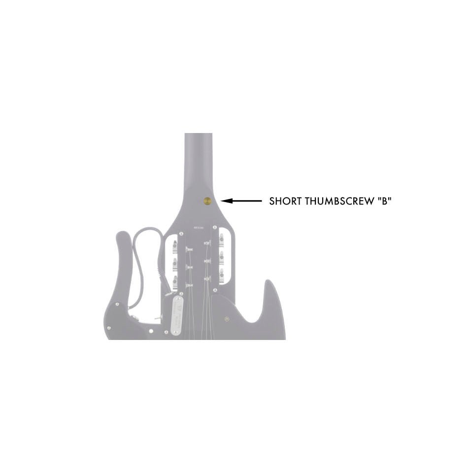 Short Thumb Screw / Strap Button Part