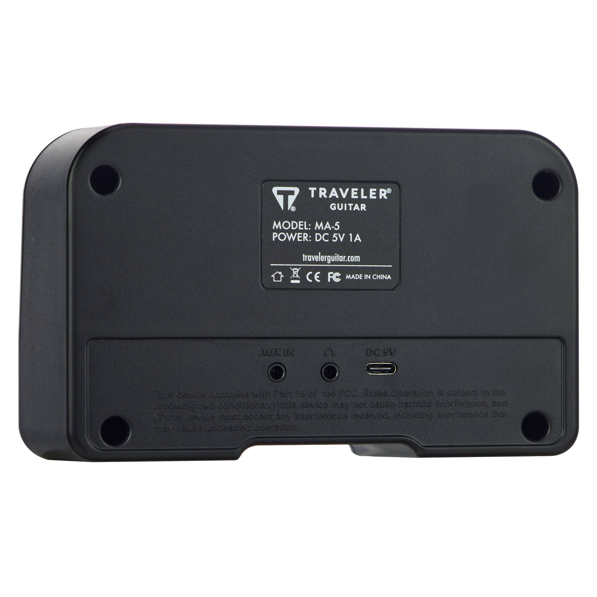 Traveler Guitar MA-5 Micro Battery-Powered Combo Amp With Bluetooth (Black) Accessory