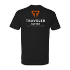 Traveler Guitar Origin Logo Tee (Back Logo, Black) Apparel